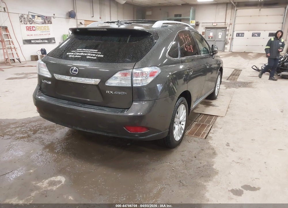 2010 LEXUS RX 450H VIN: JTJBC1BA7A2411250