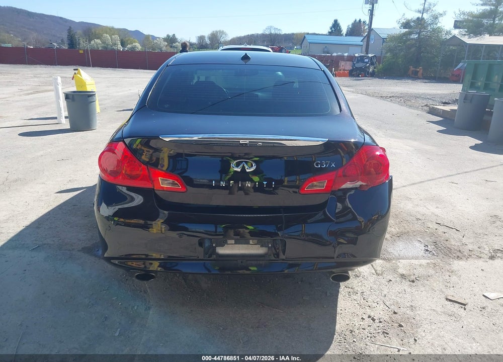 2012 INFINITI G37X VIN: JN1CV6AR5CM678063