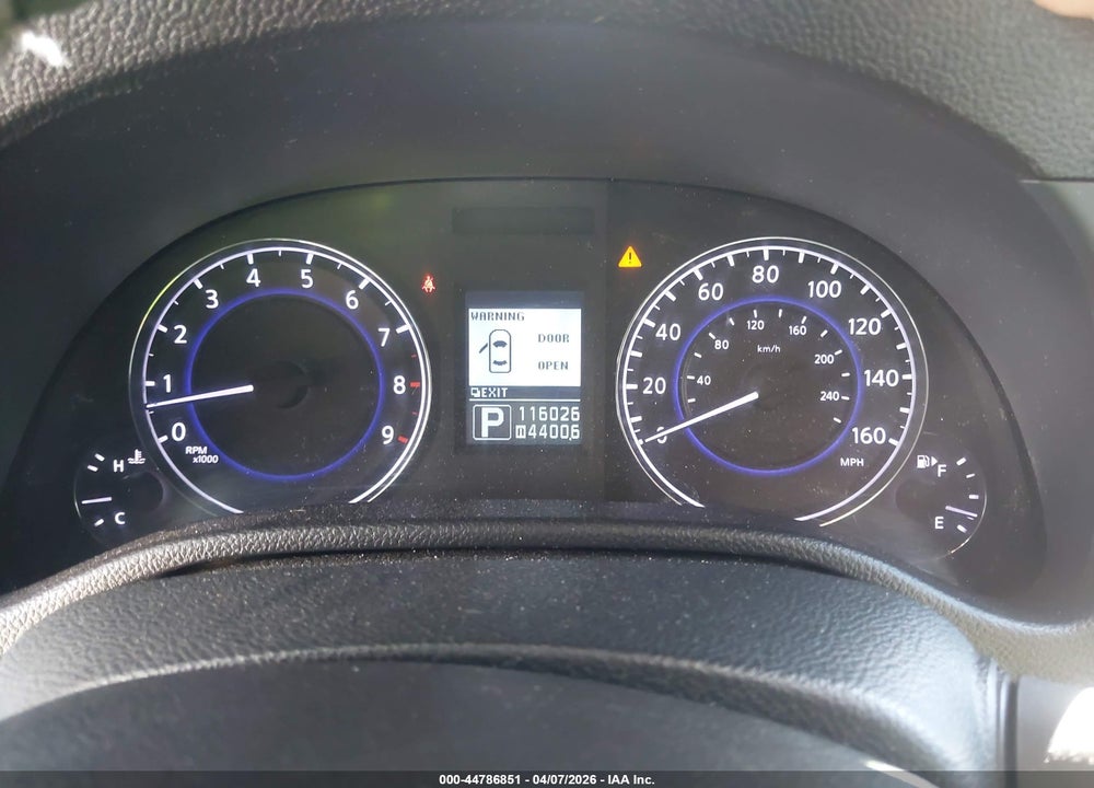 2012 INFINITI G37X VIN: JN1CV6AR5CM678063