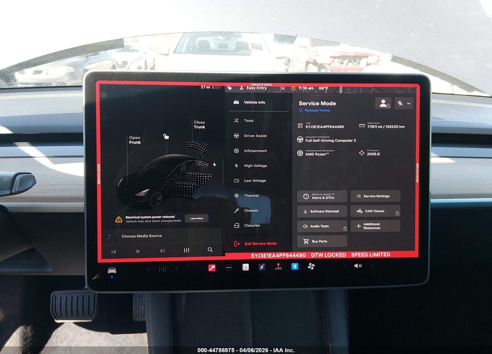 2023 TESLA MODEL 3 REAR-WHEEL DRIVE VIN: 5YJ3E1EA4PF644490