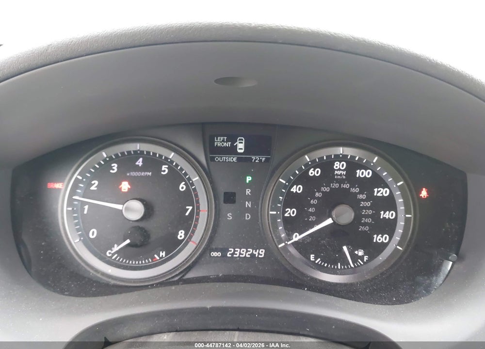 2007 LEXUS ES 350 VIN: JTHBJ46G372021181