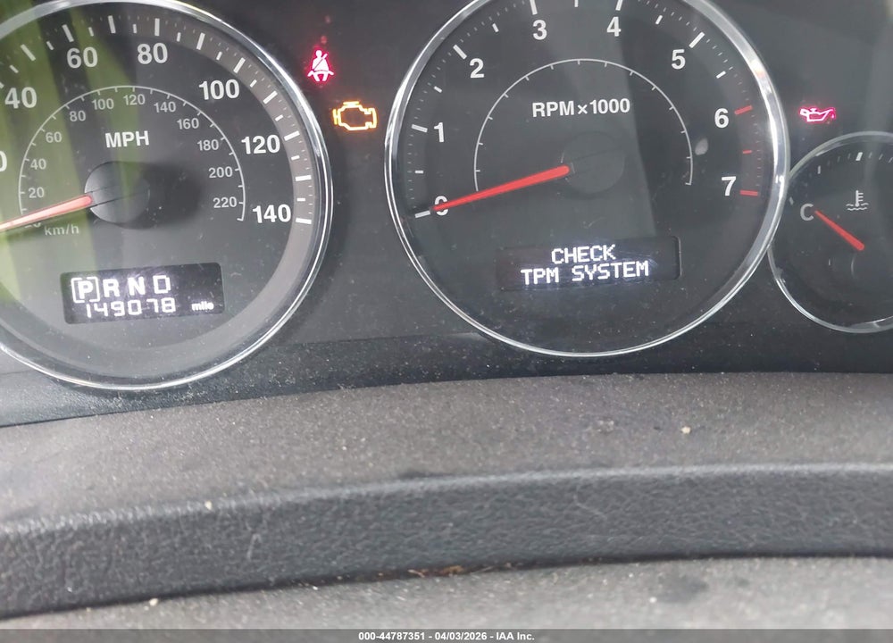 2009 JEEP GRAND CHEROKEE LAREDO VIN: 1J8HR48P09C516784