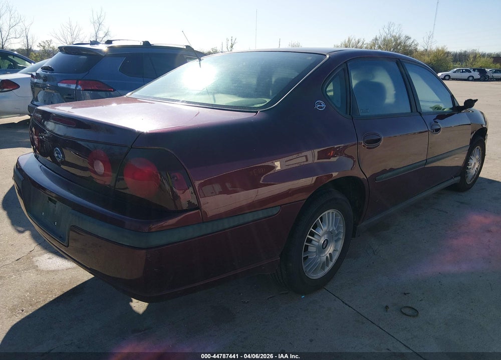 2002 CHEVROLET IMPALA VIN: 2G1WF55K729283949