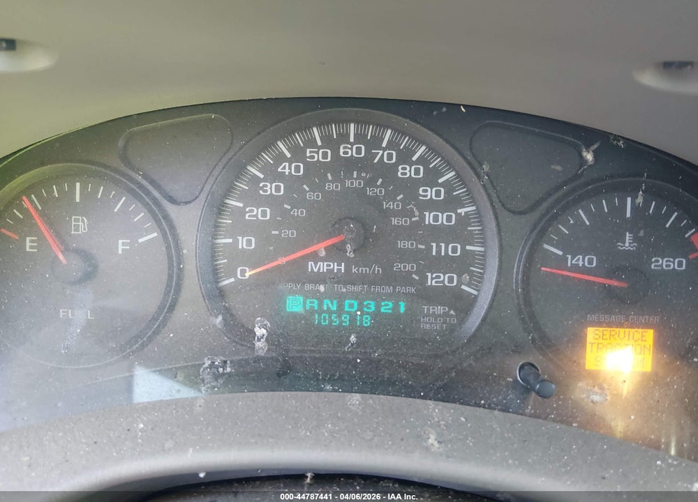 2002 CHEVROLET IMPALA VIN: 2G1WF55K729283949
