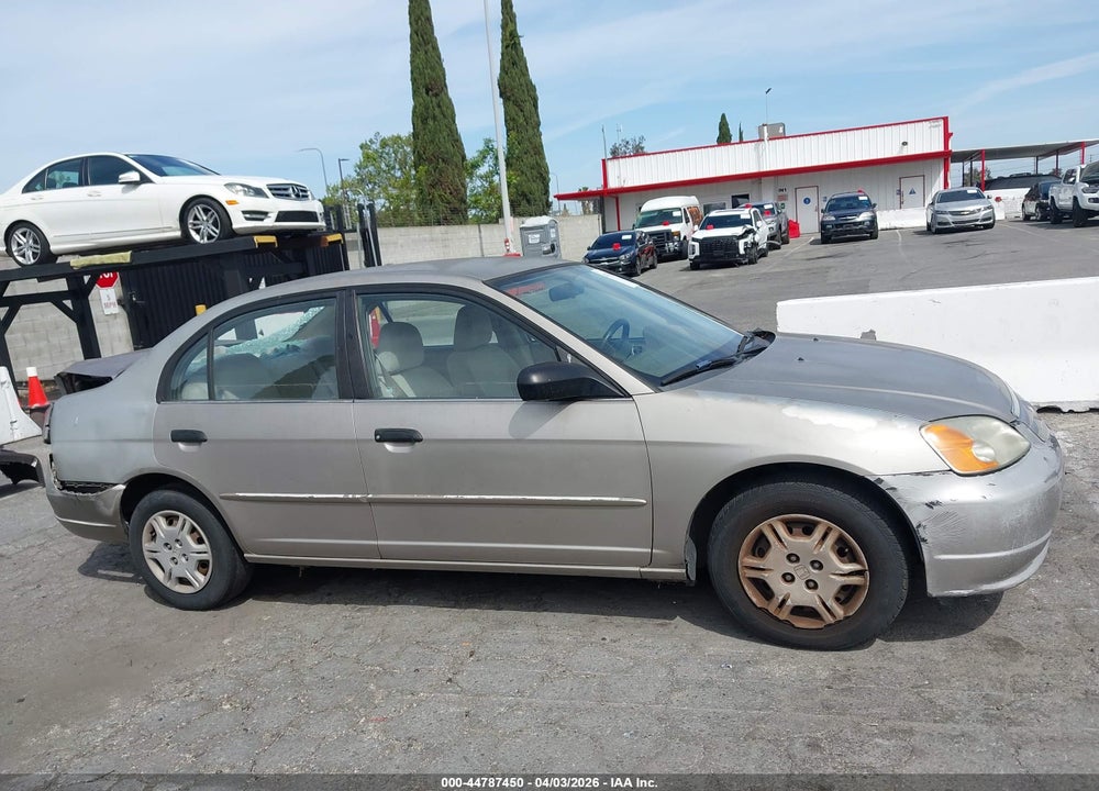 2001 HONDA CIVIC LX VIN: 2HGES165X1H608700