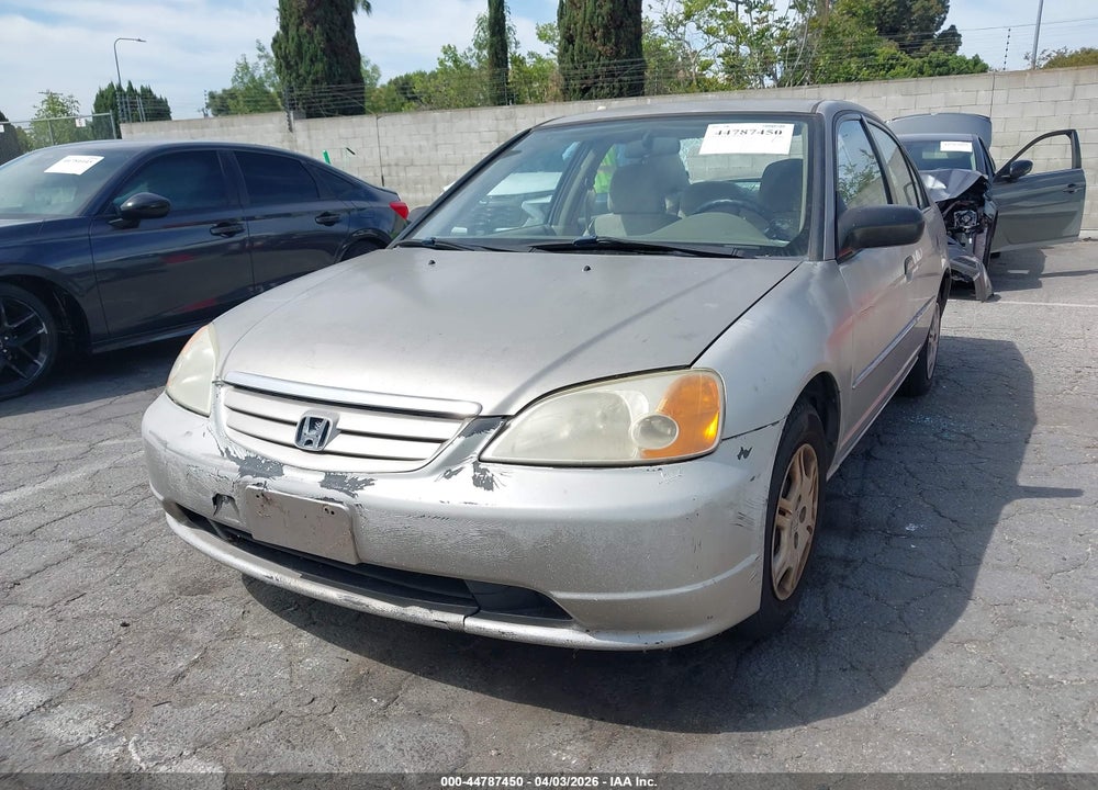 2001 HONDA CIVIC LX VIN: 2HGES165X1H608700