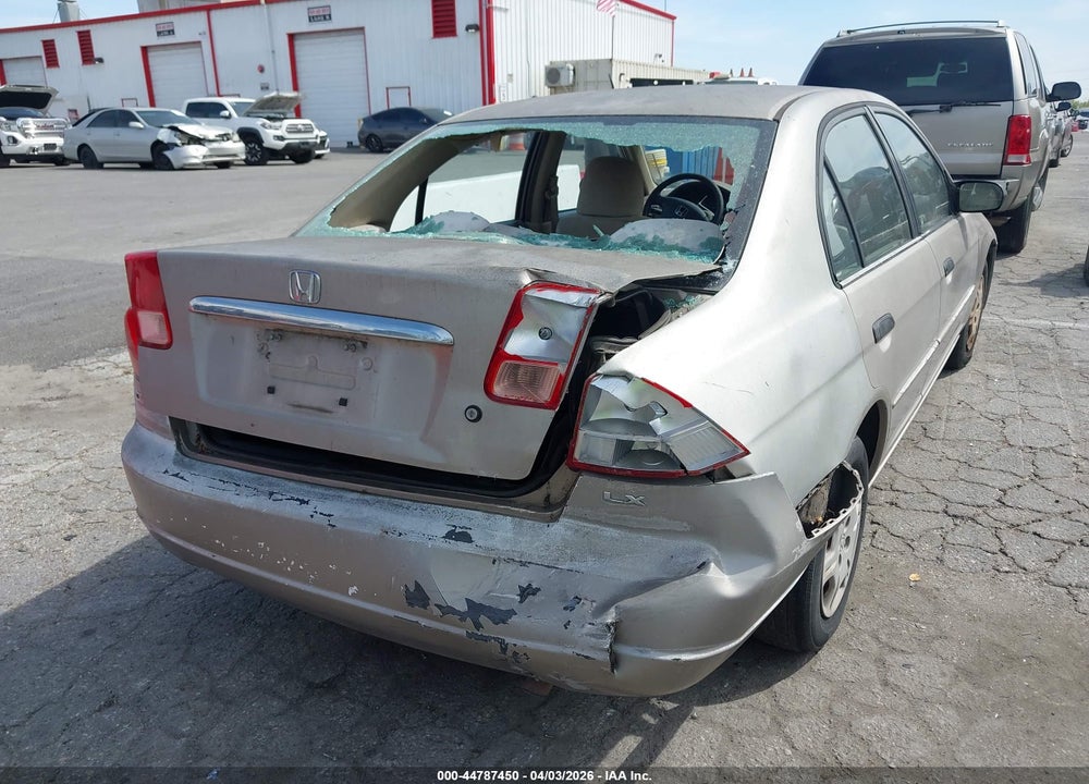2001 HONDA CIVIC LX VIN: 2HGES165X1H608700