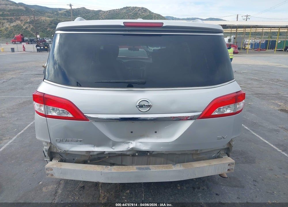 2016 NISSAN QUEST PLATINUM/S/SL/SV VIN: JN8AE2KP7G9152153