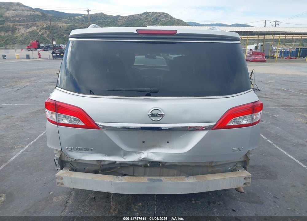 2016 NISSAN QUEST PLATINUM/S/SL/SV VIN: JN8AE2KP7G9152153