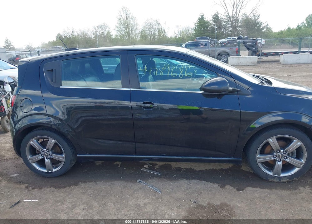 2015 CHEVROLET SONIC RS MANUAL VIN: 1G1JH6SBXF4157740