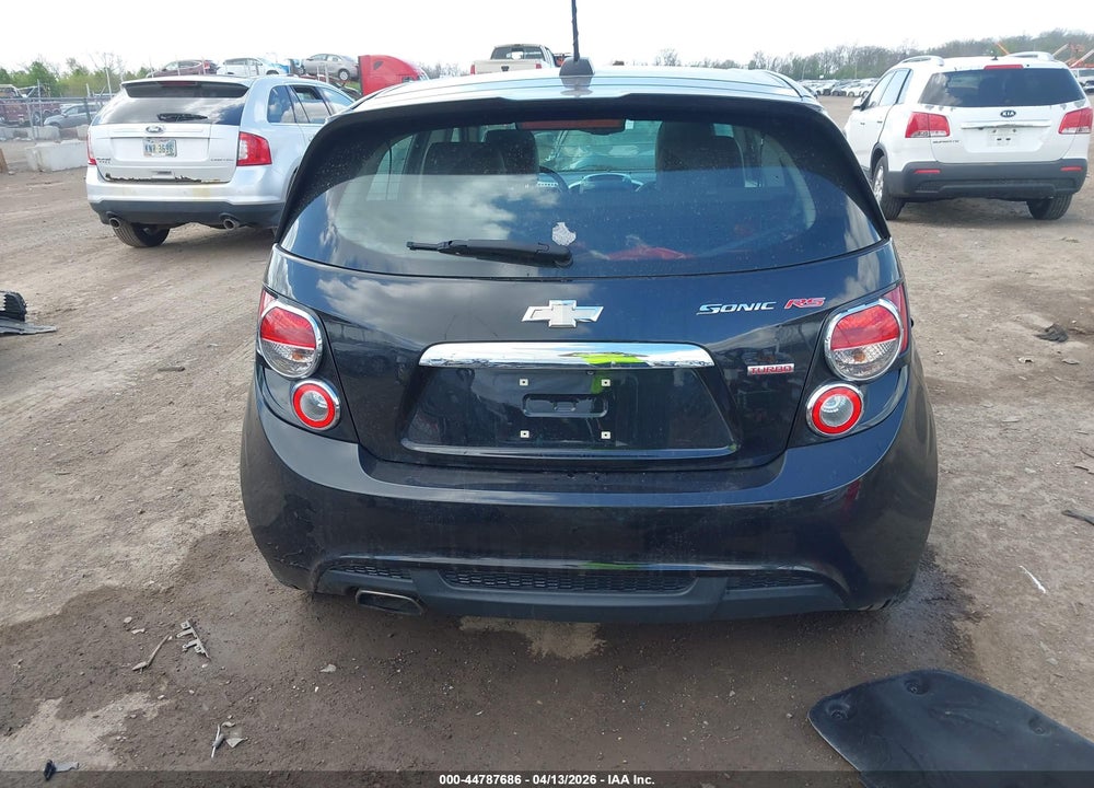 2015 CHEVROLET SONIC RS MANUAL VIN: 1G1JH6SBXF4157740