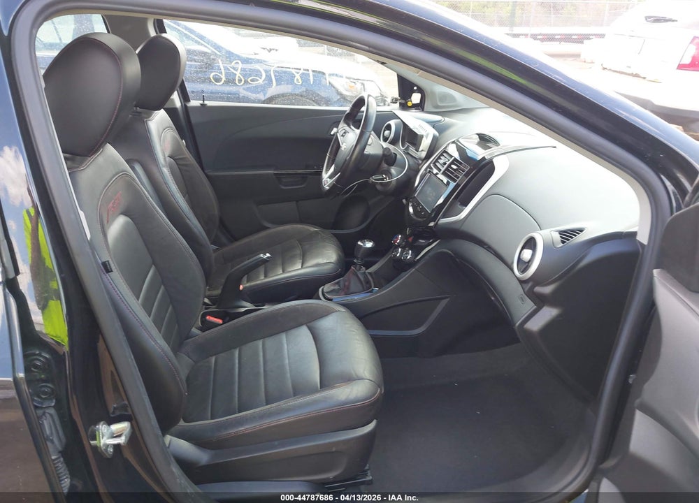 2015 CHEVROLET SONIC RS MANUAL VIN: 1G1JH6SBXF4157740