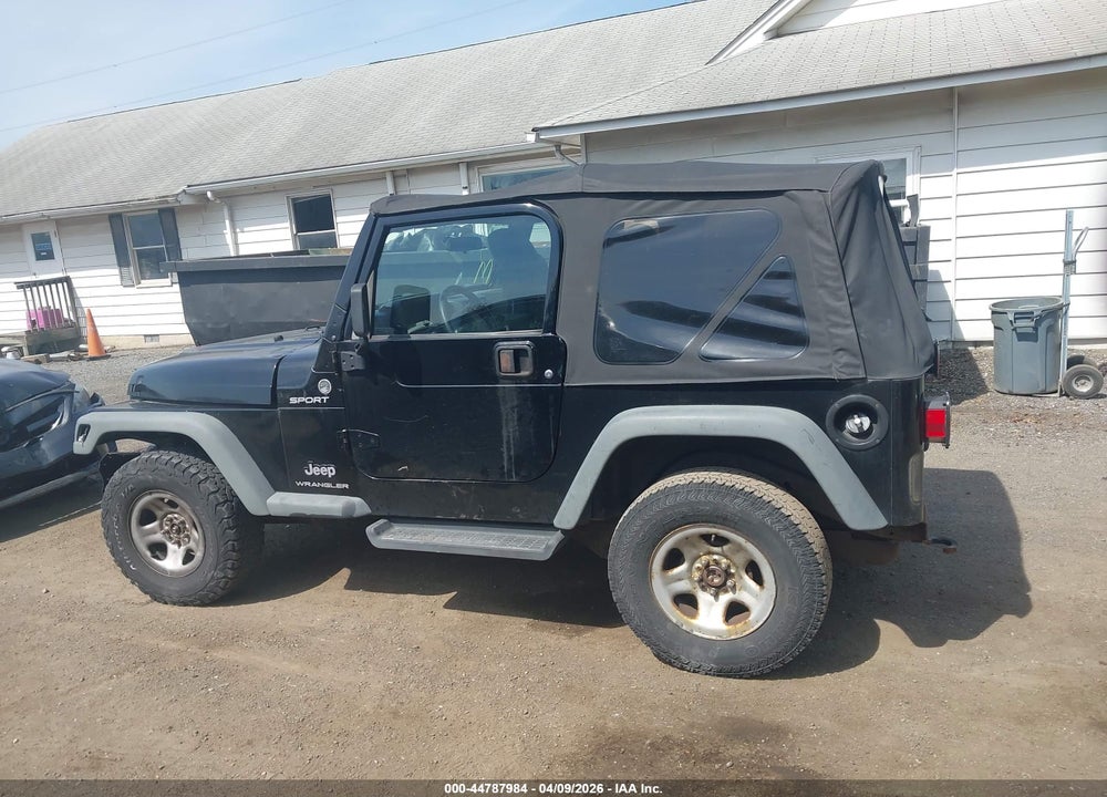 2006 JEEP WRANGLER SPORT VIN: 1J4FA49S46P720236