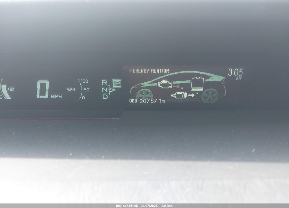 2010 TOYOTA PRIUS II VIN: JTDKN3DU3A0195487