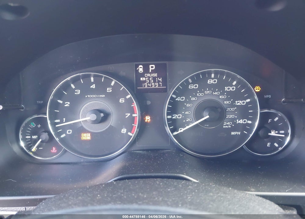 2012 SUBARU OUTBACK 2.5I PREMIUM VIN: 4S4BRBCC1C3226742