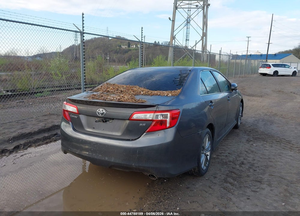 2012 TOYOTA CAMRY SE VIN: 4T1BF1FK9CU201443