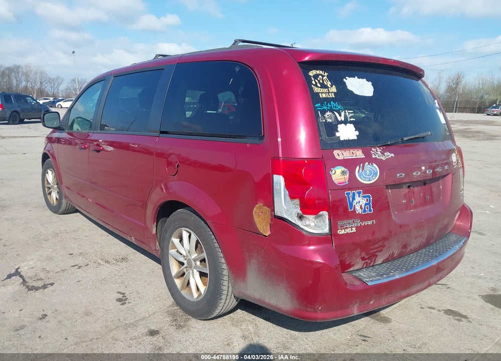 2016 DODGE GRAND CARAVAN SXT VIN: 2C4RDGCG8GR313083