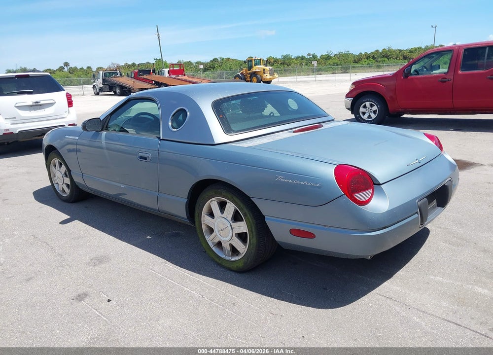2005 FORD THUNDERBIRD 50TH ANNIVERSARY VIN: 1FAHP60A15Y108913
