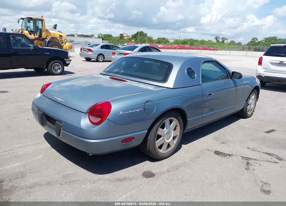2005 FORD THUNDERBIRD 50TH ANNIVERSARY VIN: 1FAHP60A15Y108913