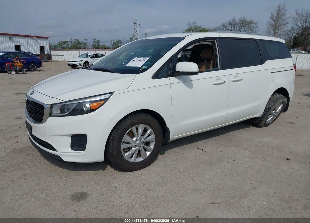 2016 KIA SEDONA LX VIN: KNDMB5C11G6215018