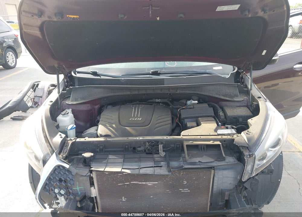 2016 KIA SORENTO 3.3L LX VIN: 5XYPG4A50GG073336