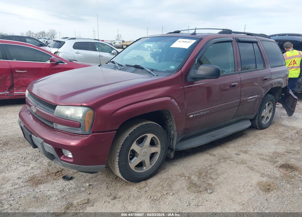 2004 CHEVROLET TRAILBLAZER LT VIN: 1GNDT13S542288711