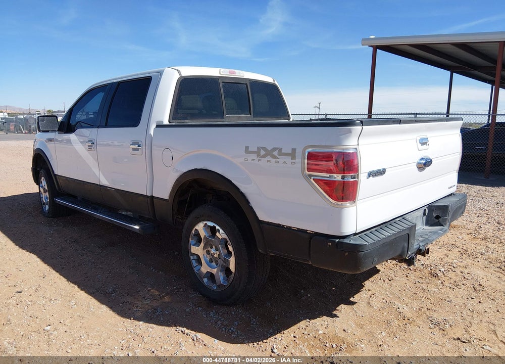 2011 FORD F-150 LARIAT VIN: 1FTFW1EFXBFA85408