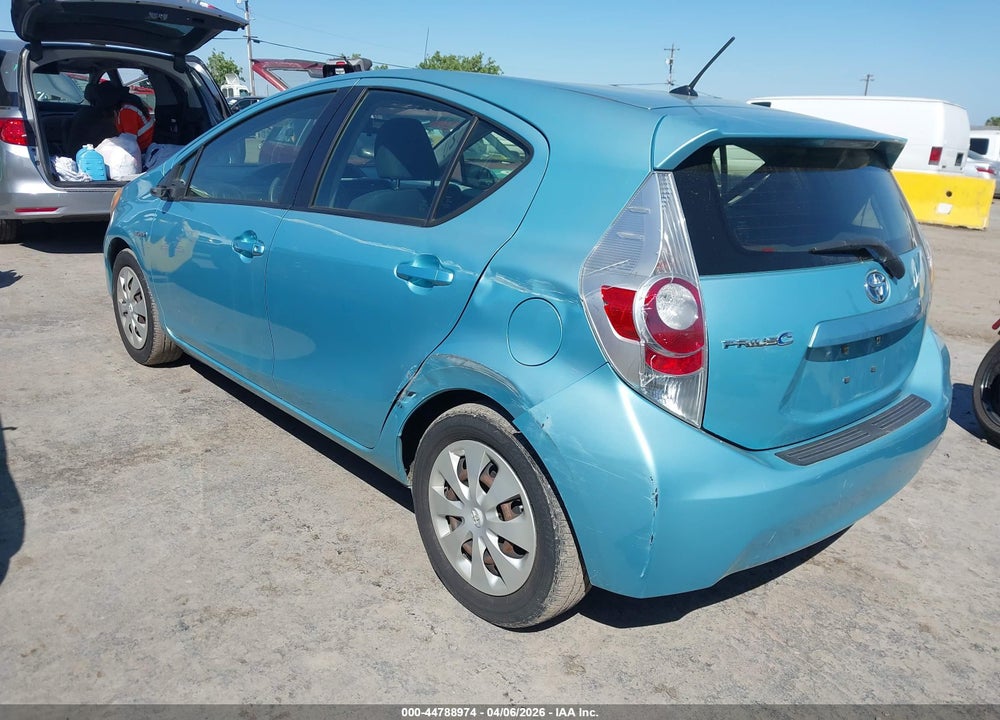 2012 TOYOTA PRIUS C TWO VIN: JTDKDTB37C1007340