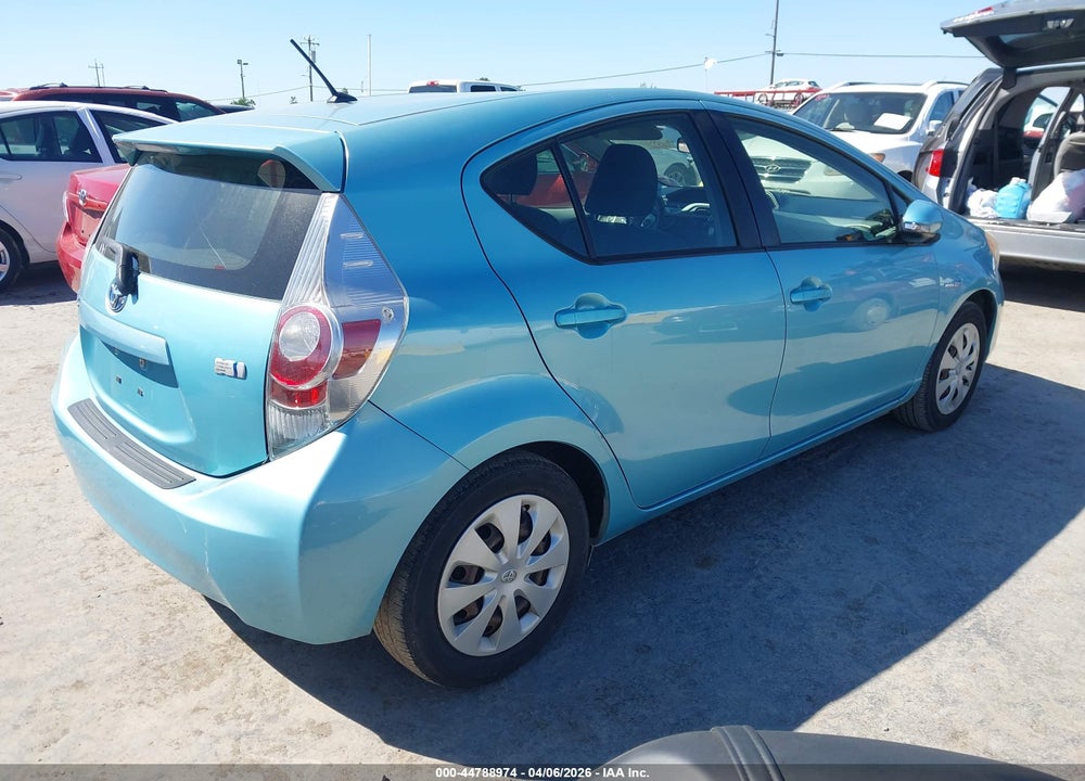 2012 TOYOTA PRIUS C TWO VIN: JTDKDTB37C1007340