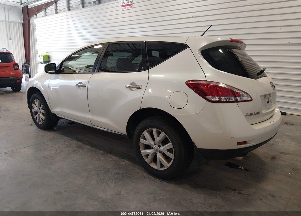 2012 NISSAN MURANO S VIN: JN8AZ1MW3CW227204