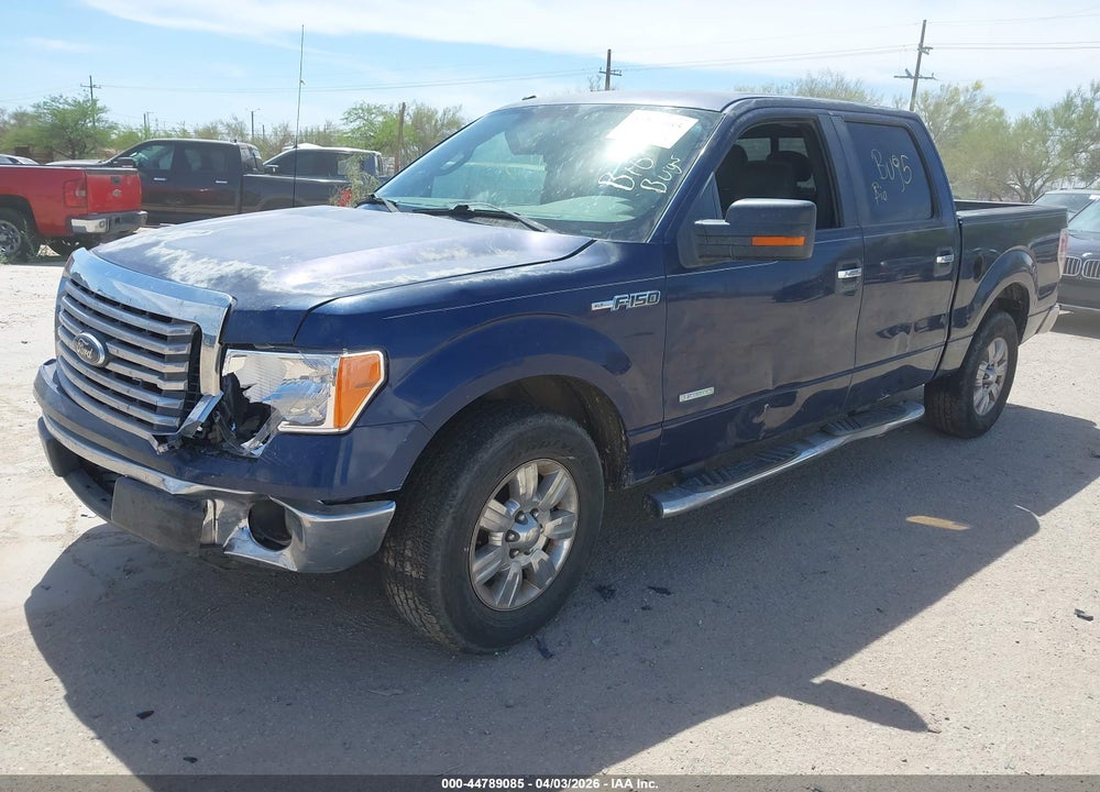 2011 FORD F-150 XLT VIN: 1FTFW1CT9BKD49234