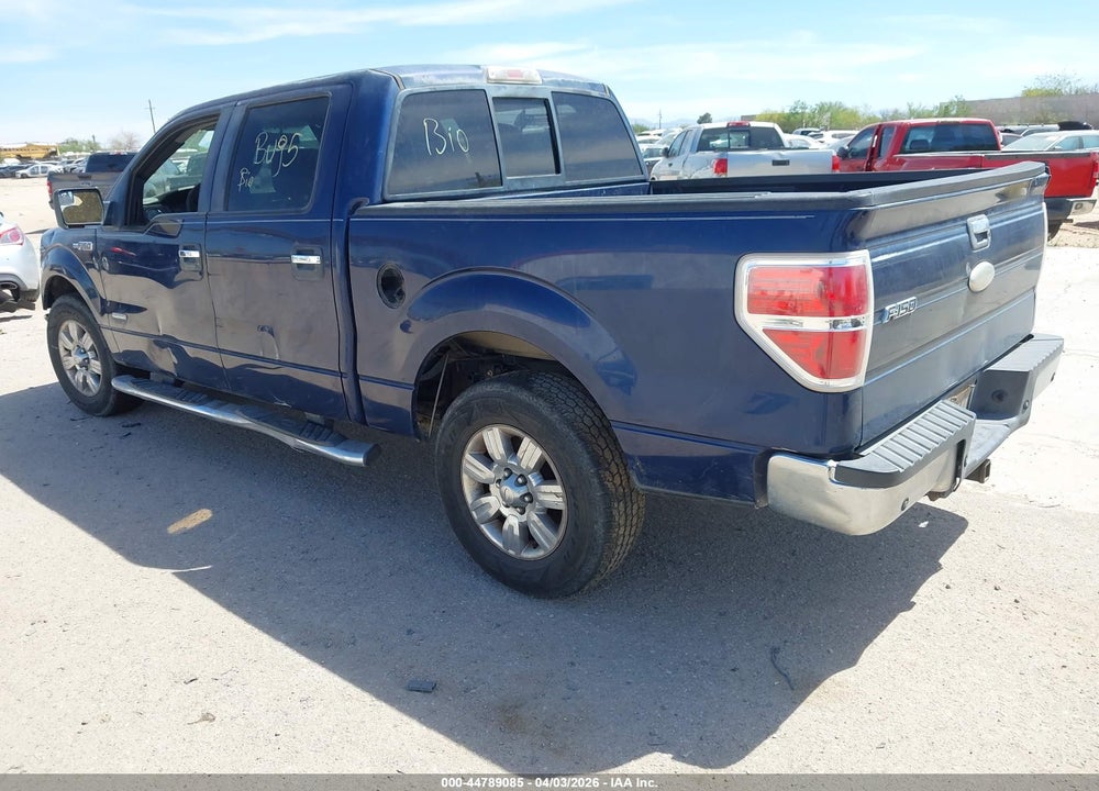 2011 FORD F-150 XLT VIN: 1FTFW1CT9BKD49234