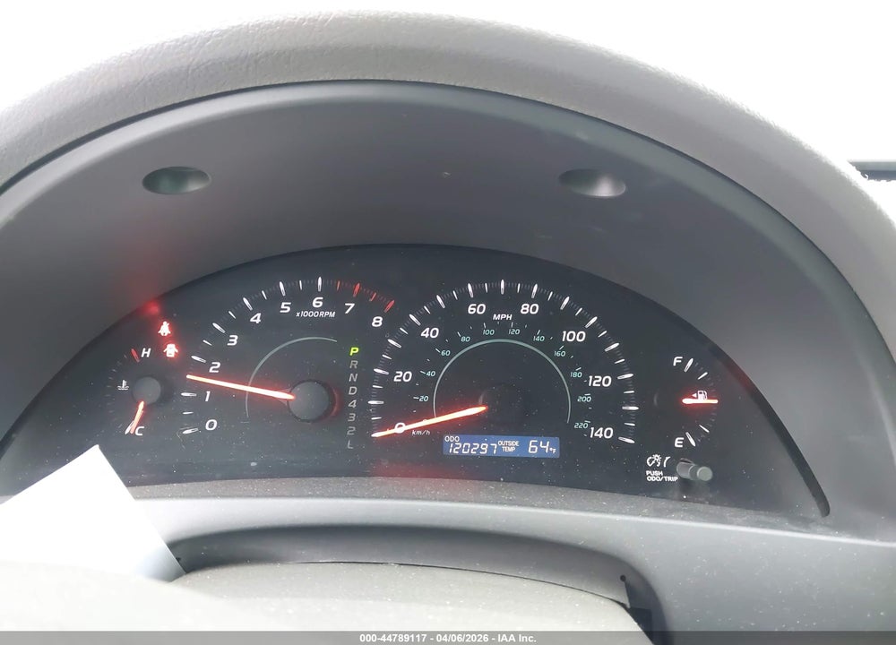 2007 TOYOTA CAMRY LE VIN: 4T1BE46KX7U117951
