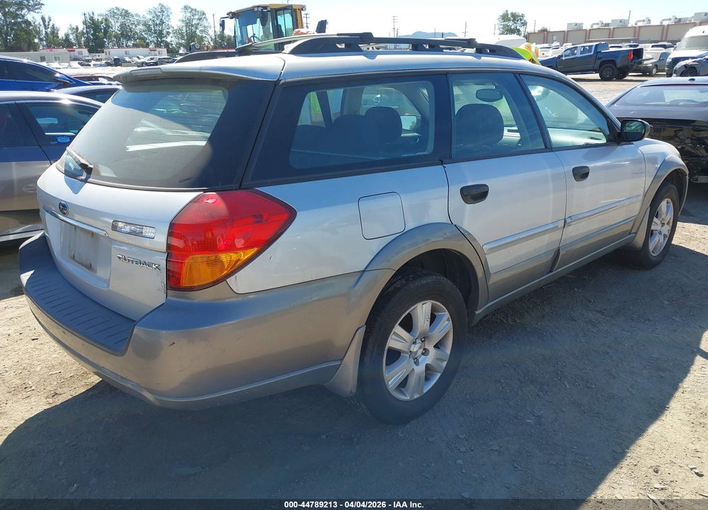 2005 SUBARU OUTBACK 2.5I VIN: 4S4BP61C857334903