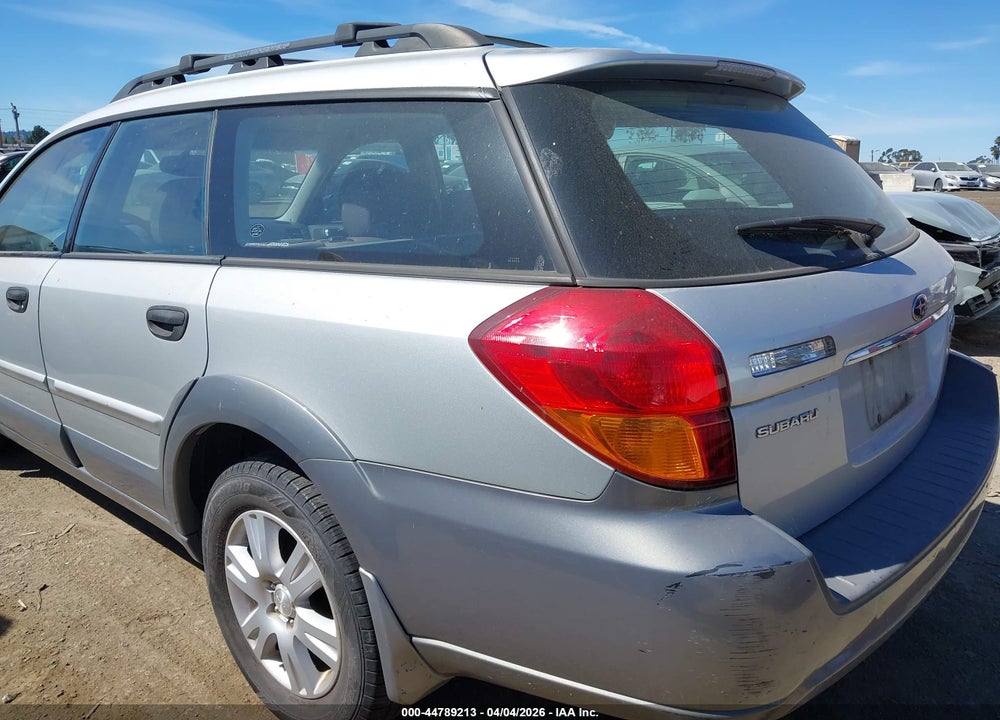 2005 SUBARU OUTBACK 2.5I VIN: 4S4BP61C857334903