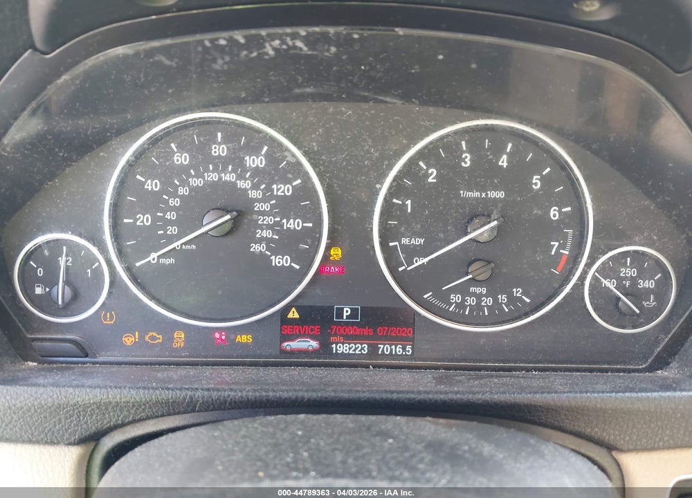 2013 BMW 328I VIN: WBA3A5G51DNP22060