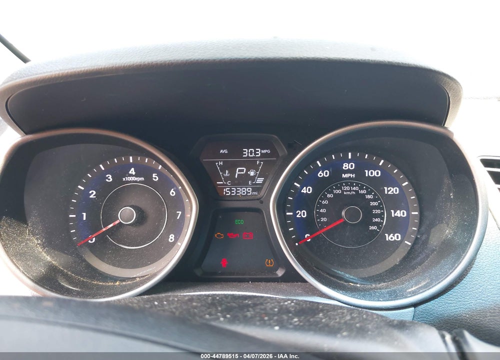 2015 HYUNDAI ELANTRA SE VIN: 5NPDH4AE1FH583086