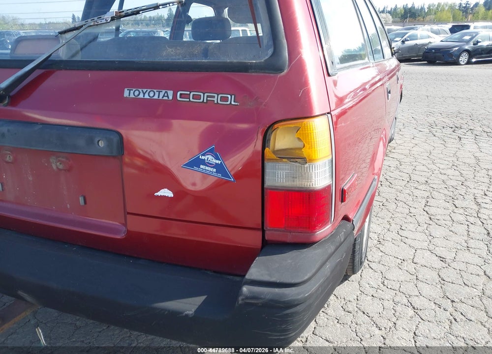 1990 TOYOTA COROLLA DLX VIN: JT2AE94K7L3348492