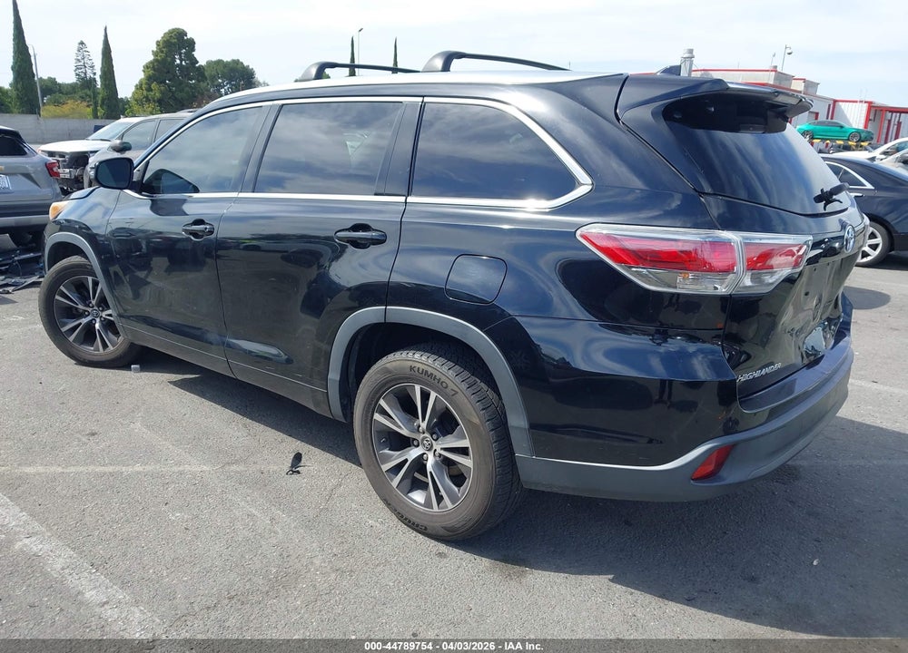 2016 TOYOTA HIGHLANDER XLE V6 VIN: 5TDKKRFH4GS507060