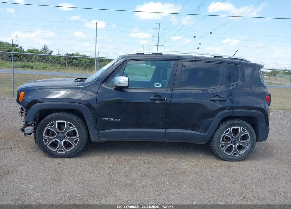 2017 JEEP RENEGADE LIMITED VIN: ZACCJADBXHPE55665