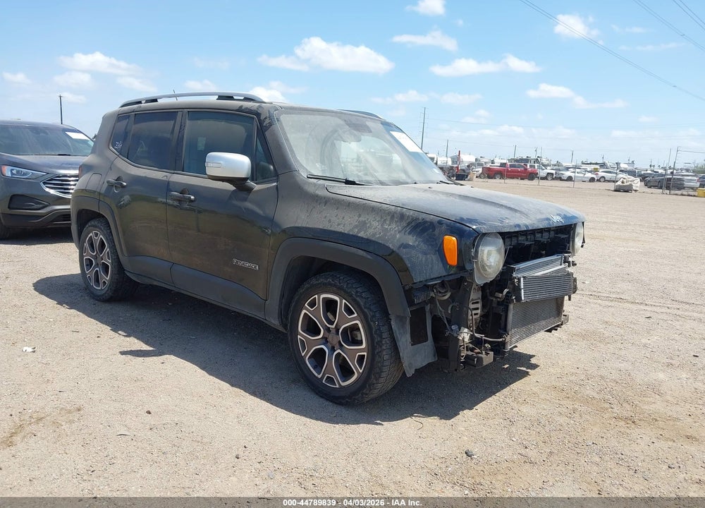 2017 JEEP RENEGADE LIMITED VIN: ZACCJADBXHPE55665