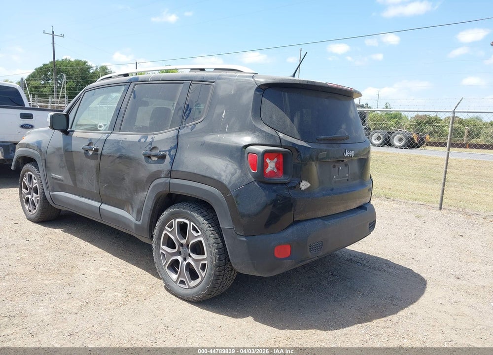 2017 JEEP RENEGADE LIMITED VIN: ZACCJADBXHPE55665