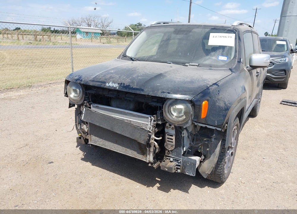 2017 JEEP RENEGADE LIMITED VIN: ZACCJADBXHPE55665
