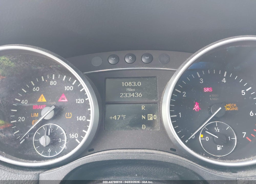 2008 MERCEDES-BENZ GL 450 4MATIC VIN: 4JGBF71E28A402453