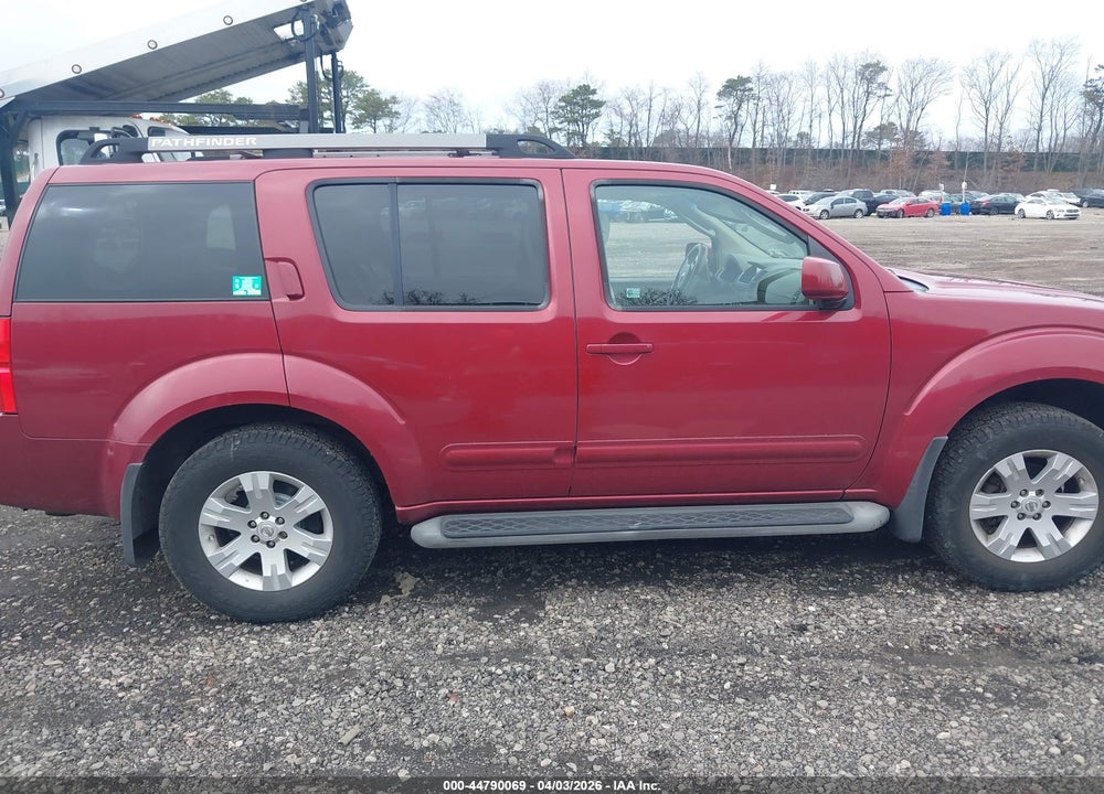 2005 NISSAN PATHFINDER LE VIN: 5N1AR18W25C737209