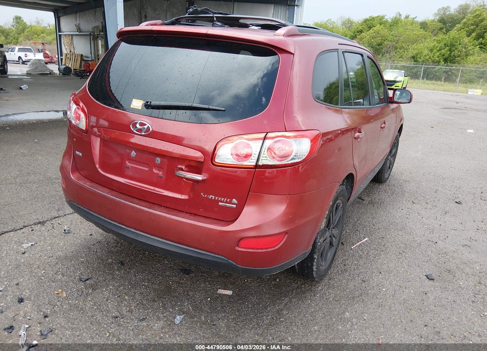2011 HYUNDAI SANTA FE LIMITED V6 VIN: 5XYZK4AG1BG075047