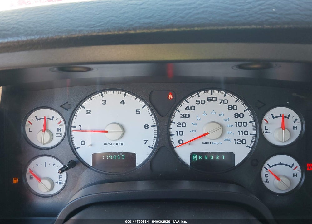 2004 DODGE RAM 1500 SLT/LARAMIE VIN: 1D7HA18D64J206569