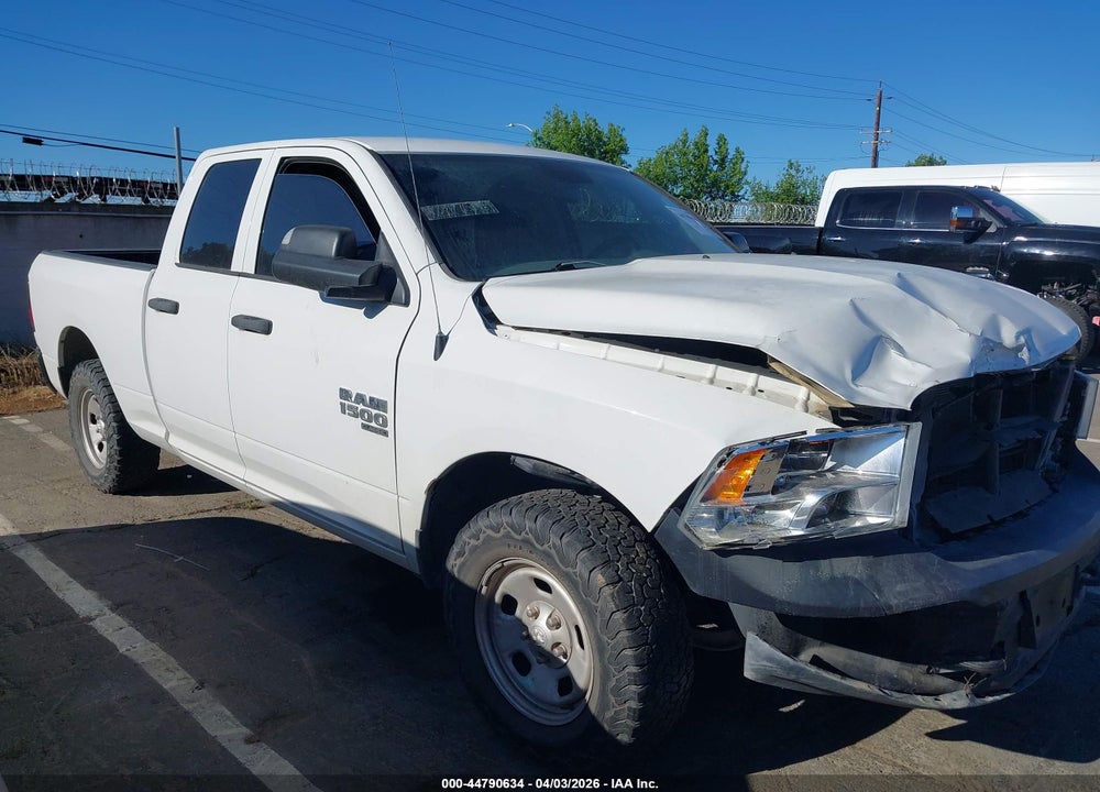 2019 RAM 1500 CLASSIC TRADESMAN  4X4 6'4 BOX VIN: 1C6RR7FG8KS541824