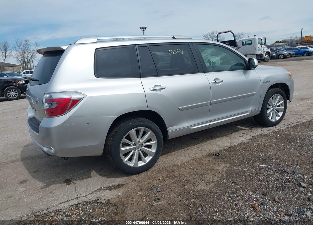 2009 TOYOTA HIGHLANDER HYBRID VIN: JTEEW41A592036721