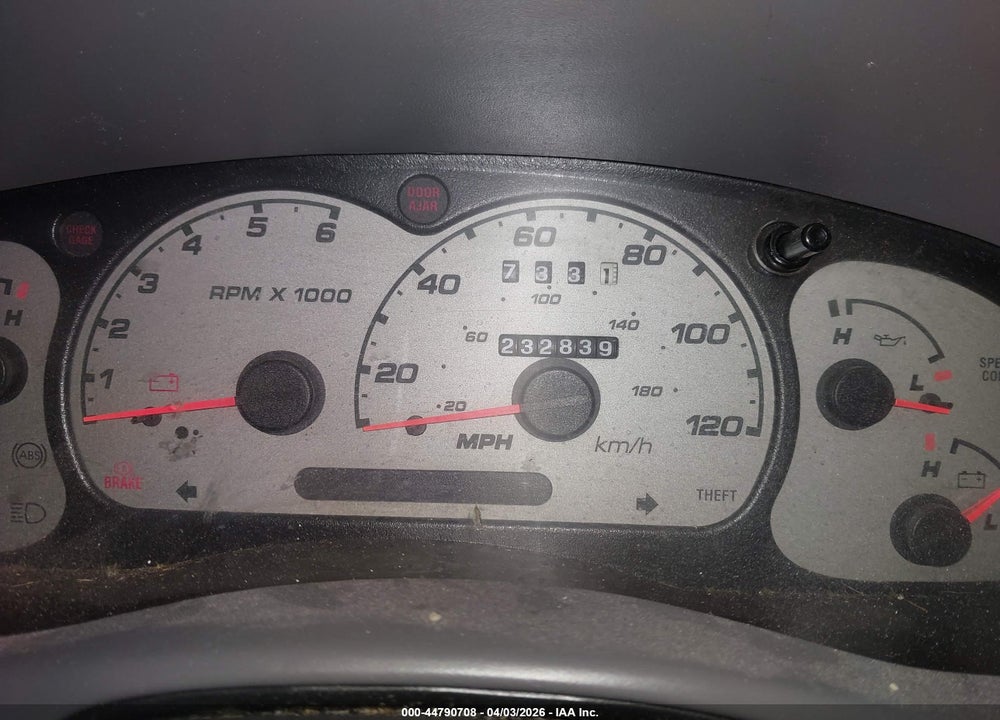 2003 FORD RANGER EDGE/TREMOR/XL/XLT VIN: 1FTYR14U53TA44199